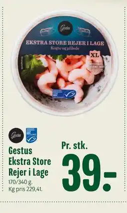 Min Købmand Gestus Ekstra Store Rejer i Lage tilbud