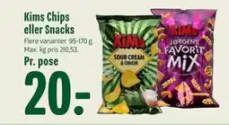 Min Købmand Kims Chips eller Snacks tilbud