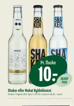 Min Købmand Shaker eller Mokaï Hyldeblomst tilbud