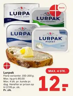 SPAR Lurpak tilbud