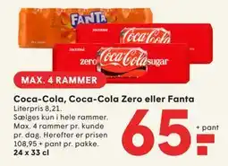 SPAR Coca-Cola, Coca-Cola Zero eller Fanta tilbud