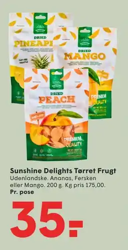 SPAR Sunshine Delights Tørret Frugt tilbud