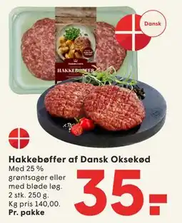 SPAR Hakkebøffer af Dansk Oksekød tilbud