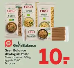 SPAR Grøn Balance Økologisk Pasta tilbud