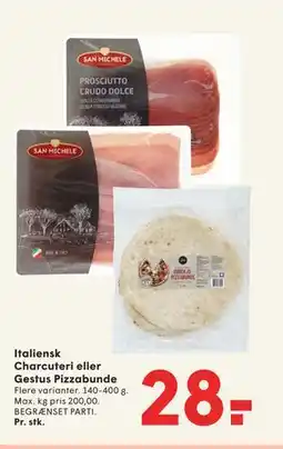 SPAR Italiensk Charcuteri eller Gestus Pizzabunde tilbud