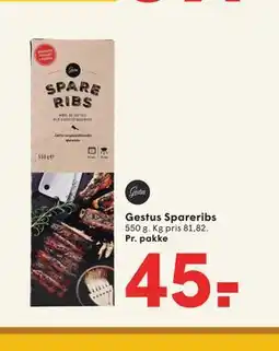 SPAR Gestus Spareribs tilbud