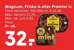 SPAR Magnum, Frisko Is eller Premier Is tilbud