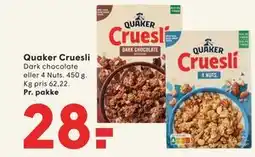 SPAR Quaker Cruesli tilbud