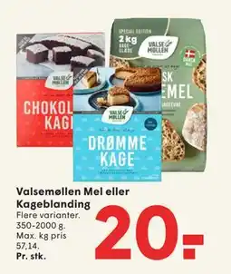 SPAR Valsemøllen Mel eller Kageblanding tilbud