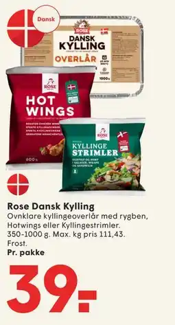 SPAR Rose Dansk Kylling tilbud