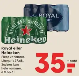 SPAR Royal eller Heineken tilbud