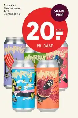 SPAR Anarkist tilbud