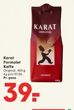 SPAR Karat Formalet Kaffe tilbud