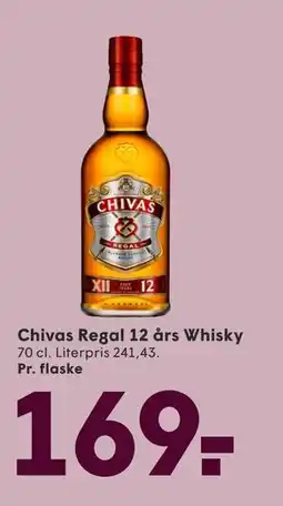 SPAR Chivas Regal 12 års Whisky tilbud