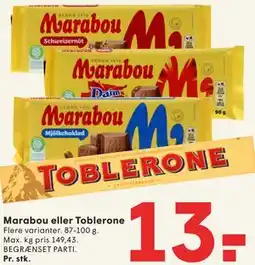 SPAR Marabou eller Toblerone tilbud