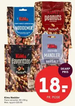 SPAR Kims Nødder tilbud