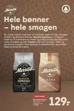 SPAR Merrild Hele Bønner tilbud