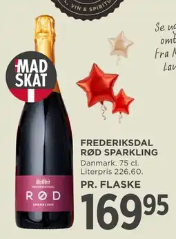 MENY FREDERIKSDAL RØD SPARKLING tilbud