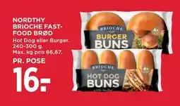 MENY NORDTHY BRIOCHE FASTFOOD BRØD tilbud