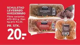 MENY SCHULSTAD LEVEBRØD HVEDEBRØD tilbud