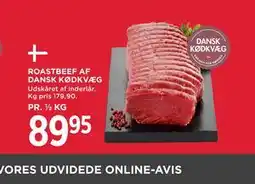 MENY ROASTBEEF AF DANSK KØDKVÆG tilbud