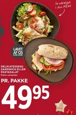 MENY DELIKATESSENS SANDWICH ELLER PASTASALAT tilbud