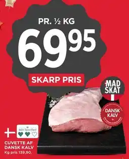 MENY CUVETTE AF DANSK KALV tilbud