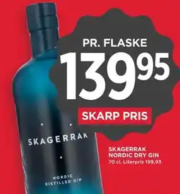 MENY SKAGERRAK NORDIC DRY GIN tilbud