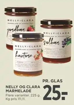 MENY NELLY OG CLARA MARMELADE tilbud