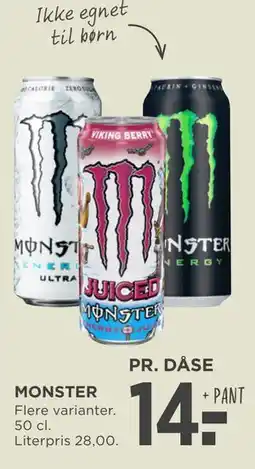 MENY MONSTER tilbud