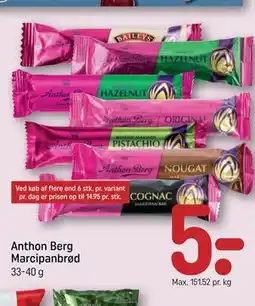 REMA 1000 Anthon Berg Marcipanbrød tilbud