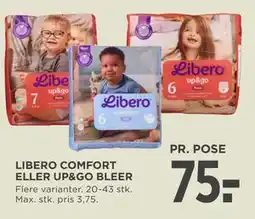 MENY LIBERO COMFORT ELLER UP&GO BLEER tilbud