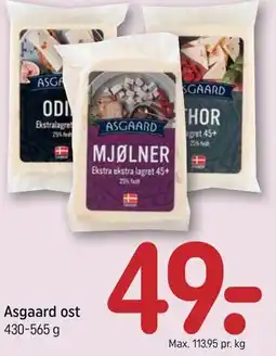 REMA 1000 Asgaard ost tilbud