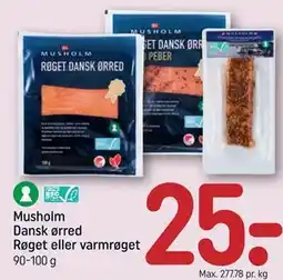 REMA 1000 Musholm Dansk ørred tilbud