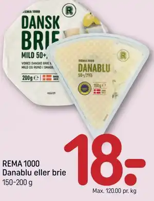REMA 1000 Danablu eller brie