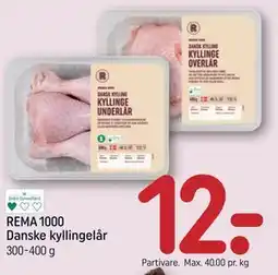 REMA 1000 REMA 1000 Danske kyllingelår tilbud