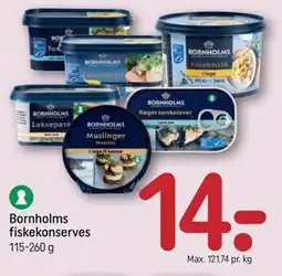 REMA 1000 Bornholms fiskekonserves tilbud