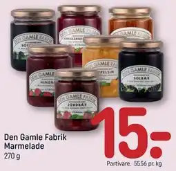 REMA 1000 Den Gamle Fabrik Marmelade tilbud