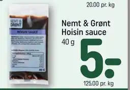 REMA 1000 Nemt & Grønt Hoisin sauce tilbud