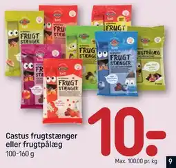REMA 1000 Castus frugtstænger eller frugtpålæg tilbud