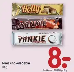 REMA 1000 Toms chokoladebar tilbud