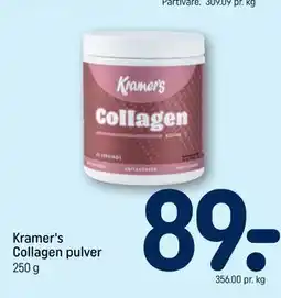REMA 1000 Kramer's Collagen pulver tilbud