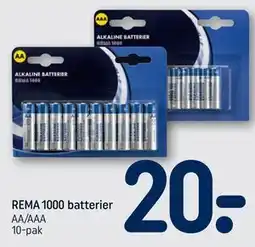REMA 1000 REMA 1000 batterier tilbud