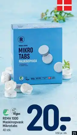 REMA 1000 REMA 1000 Maskinopvask Mikrotabs tilbud