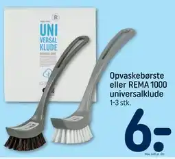 REMA 1000 Opvaskebørste eller REMA 1000 universalklude tilbud