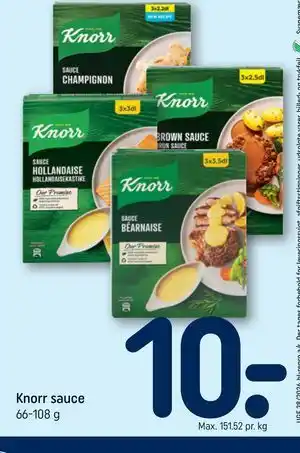 Knorr sauce