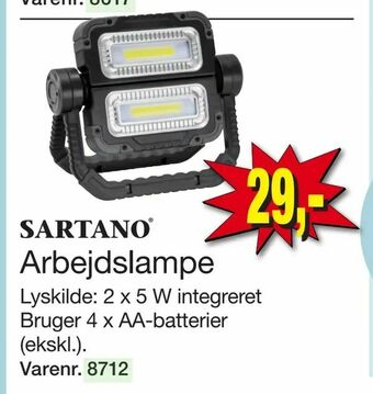 Harald Nyborg Arbejdslampe tilbud