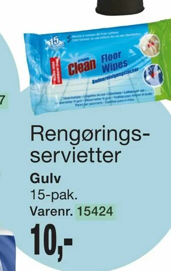 Harald Nyborg Rengøringsservietter tilbud