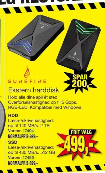 Ekstern harddisk