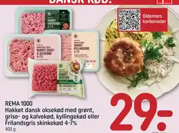 REMA 1000 Rema 1000 Hakket oksekød med grønt tilbud